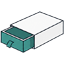 Paper Drawer Boxes Icon