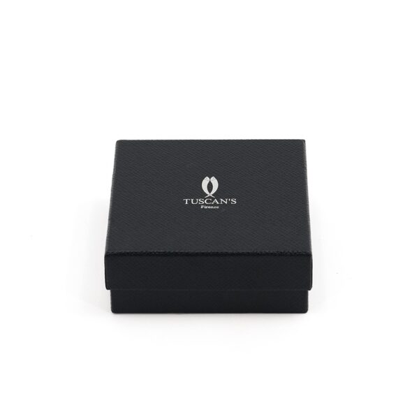 Silver Foil Textured Two-Piece Leather Accessories Gift Box Silver Foil Textured Two-Piece Leather Accessories Gift Box