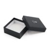 Silver Foil Textured Two-Piece Leather Accessories Gift Box Silver Foil Textured Two-Piece Leather Accessories Gift Box