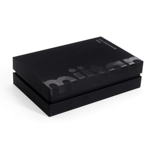 Black Rigid Lash Tweezer Presentation Box with Foam Insert
