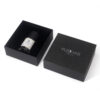 Black Rigid Perfume Gift Box with Lift-Off Lid and Insert