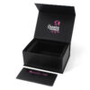 Black Rigid VIP Card Box with Divider Insert and Spot UV Black Rigid VIP Card Box with Divider Insert and Spot UV