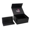 Black Rigid VIP Card Box with Divider Insert and Spot UV Black Rigid VIP Card Box with Divider Insert and Spot UV