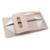 Collapsible Gift Box with Clear Window and Ribbon Handle Collapsible Gift Box with Clear Window and Ribbon Handle