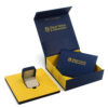 Collapsible Magnetic Jewelry Presentation Box with Gold Foil