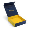 Collapsible Magnetic Jewelry Presentation Box with Gold Foil