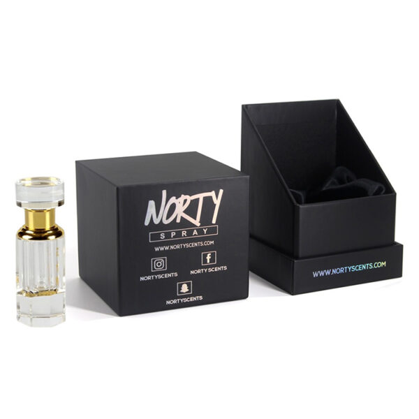 Foil Printed Car Spray Presentation Box with Satin Insert