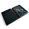 Foil Stamped Book-Style Sample Presentation Box with Tray