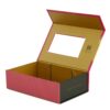 Foil Stamped Collapsible Rigid Gift Box with Display Window