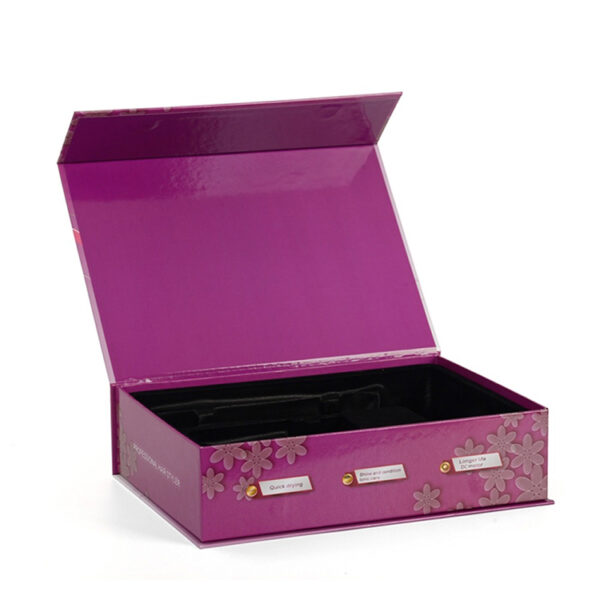 Glossy Printed Hair Styler Rigid Box with Molded Insert Glossy Printed Hair Styler Rigid Box with Molded Insert