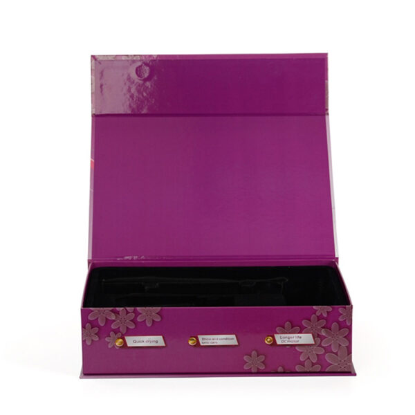 Glossy Printed Hair Styler Rigid Box with Molded Insert Glossy Printed Hair Styler Rigid Box with Molded Insert