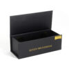 Gold Foil Pre-Roll Cone Hinged-Lid Rigid Presentation Box Gold Foil Pre-Roll Cone Hinged-Lid Rigid Presentation Box