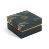 Gold Foil Stamped Hinged Perfume Box with Velvet Insert Gold Foil Stamped Hinged Perfume Box with Velvet Insert