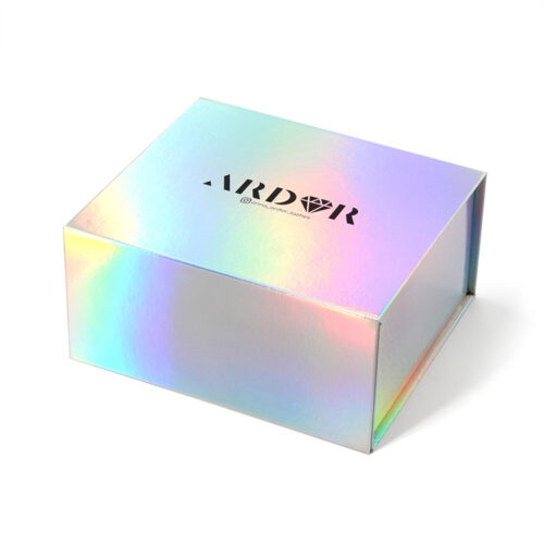 Holographic Collapsible Lash Gift Box with Magnetic Lid Holographic Collapsible Lash Gift Box with Magnetic Lid