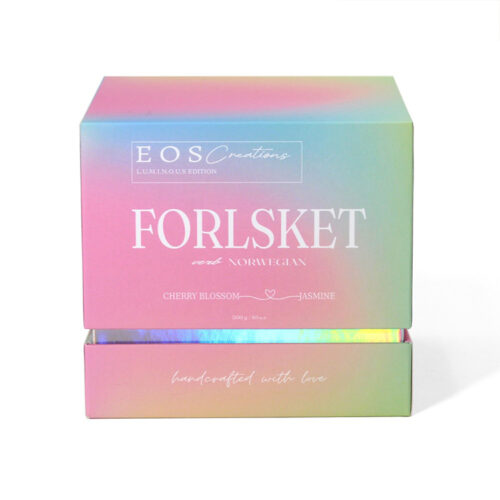 Holographic Rigid Candle Gift Box with Custom Foam Insert Holographic Rigid Candle Gift Box with Custom Foam Insert