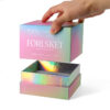 Holographic Rigid Candle Gift Box with Custom Foam Insert Holographic Rigid Candle Gift Box with Custom Foam Insert
