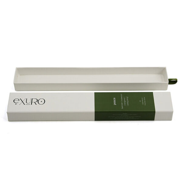 Incense Stick Drawer Box with Printed Sleeve and Ribbon Incense Stick Drawer Box with Printed Sleeve and Ribbon