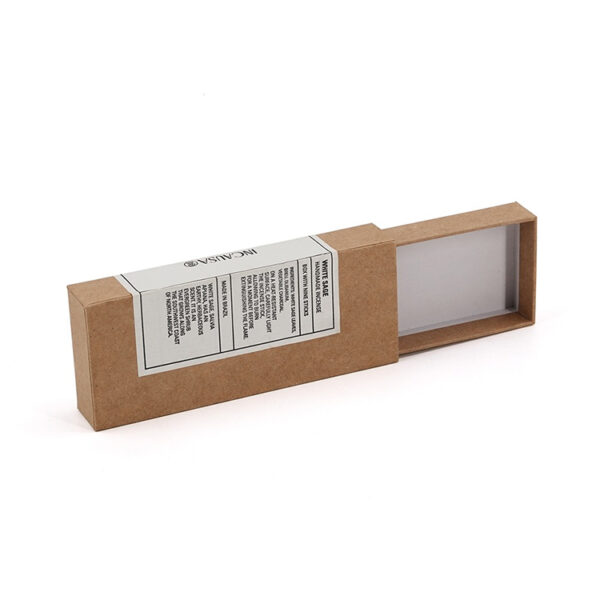 Kraft Paper Drawer Box for Handmade Incense Stick Packaging Kraft Paper Drawer Box for Handmade Incense Stick Packaging