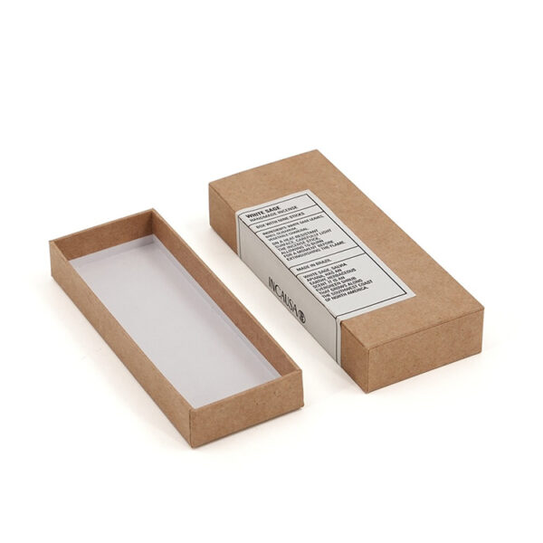 Kraft Paper Drawer Box for Handmade Incense Stick Packaging Kraft Paper Drawer Box for Handmade Incense Stick Packaging