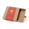 Kraft Paper Drawer Gift Card Box with Foil Stamped Sleeve