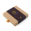 Kraft Paper Drawer Gift Card Box with Foil Stamped Sleeve
