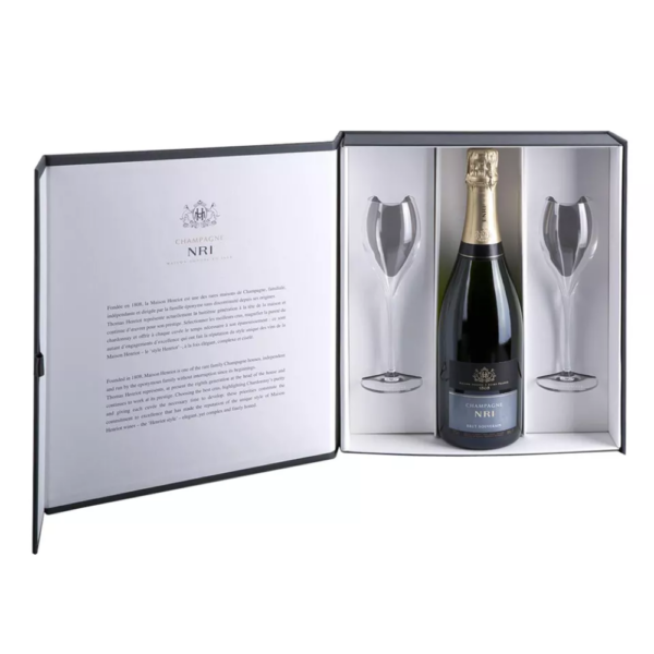 Magnetic Beverage Gift Box with Bottle and Glass Insert Magnetic Beverage Gift Box with Bottle and Glass Insert