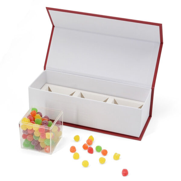 Magnetic Candy Gift Box with Removable Paperboard Insert Magnetic Candy Gift Box with Removable Paperboard Insert