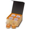 Magnetic Closure Whisky Glass Gift Box with Foam Insert