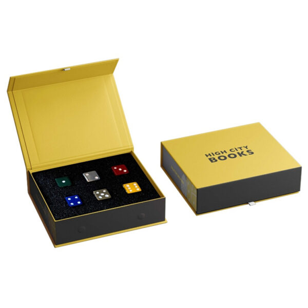 Magnetic Dice Collector Display Box with Custom Foam Insert