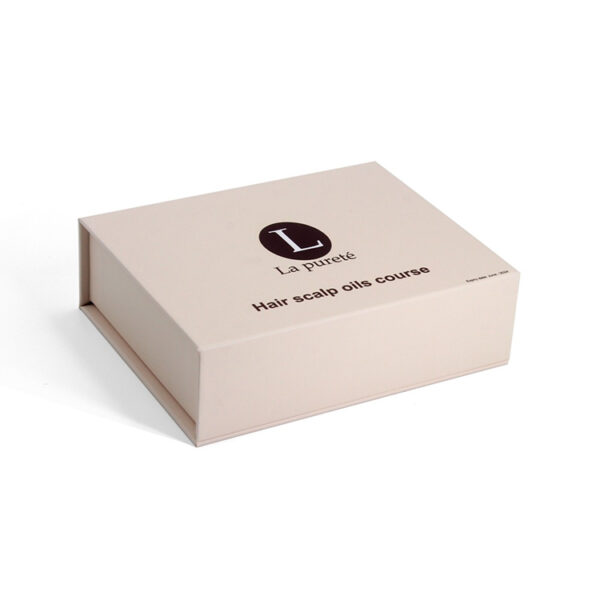 Magnetic Hair Oil Presentation Box with Black Foam Insert Magnetic Hair Oil Presentation Box with Black Foam Insert