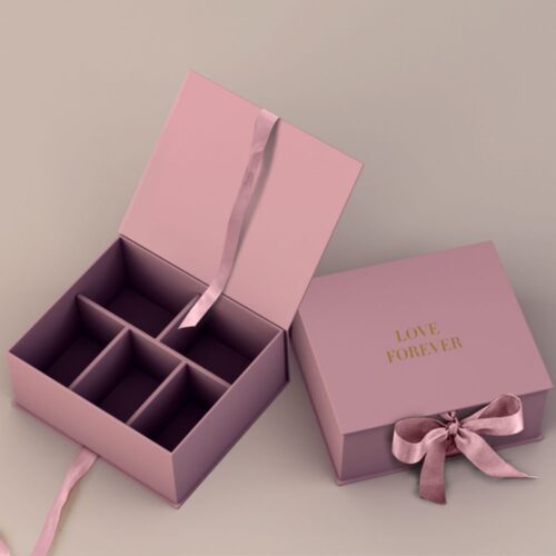 Magnetic Hair Wrap Presentation Box with Divided Insert Magnetic Hair Wrap Presentation Box with Divided Insert