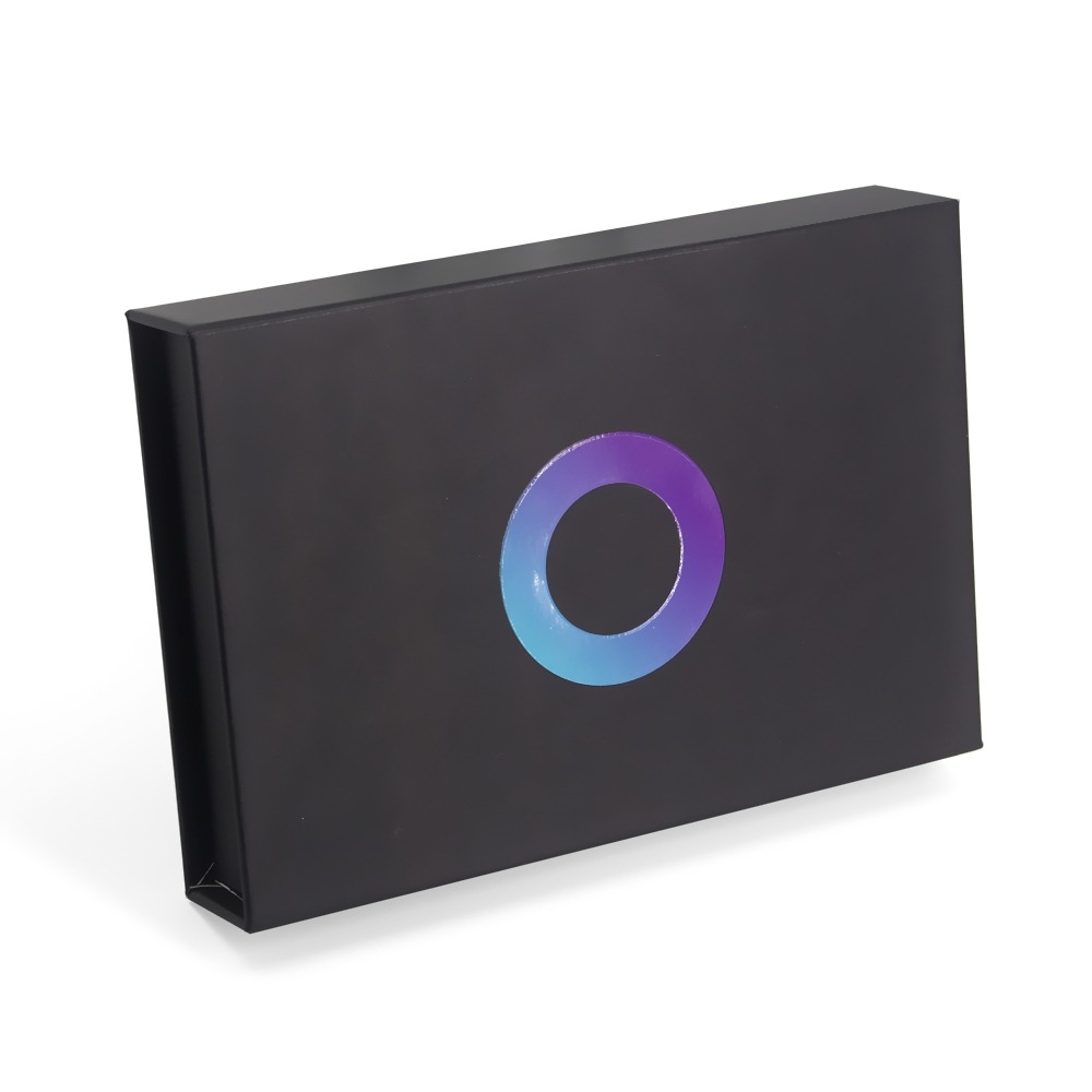 Magnetic VIP Card Presentation Box with Holographic Logo