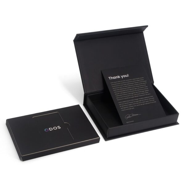 Magnetic VIP Card Presentation Box with Holographic Logo