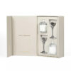Magnetic Wine Gift Box with Bottle and Stemware Inserts