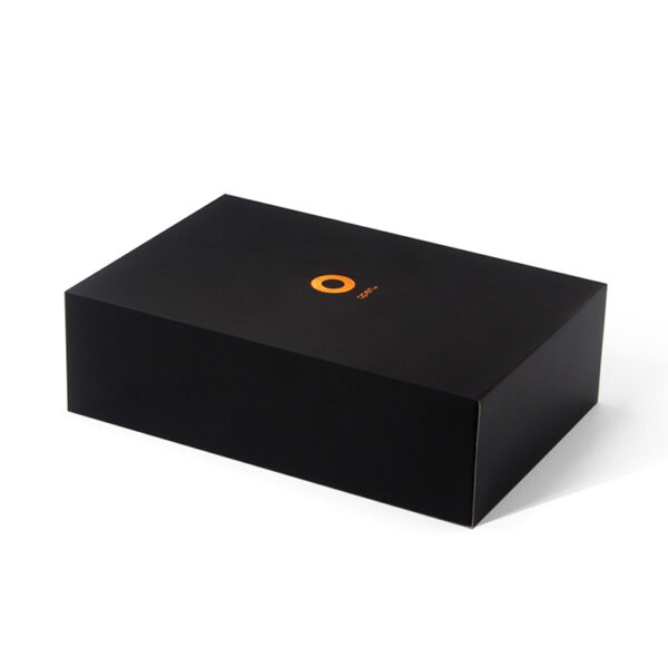 Matte Black Rigid Earbud Packaging Box with Foam Insert