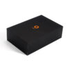 Matte Black Rigid Earbud Packaging Box with Foam Insert