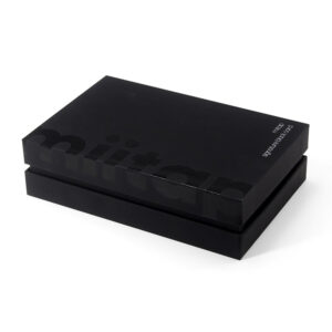 Matte Black Rigid VIP Card Box with Precision-Cut EVA Insert