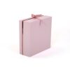 Pink Rigid Handbag Gift Box with Foil and Ribbon Closure Pink Rigid Handbag Gift Box with Foil and Ribbon Closure