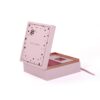 Pink Rigid Handbag Gift Box with Foil and Ribbon Closure Pink Rigid Handbag Gift Box with Foil and Ribbon Closure