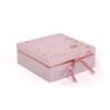 Pink Rigid Handbag Gift Box with Foil and Ribbon Closure Pink Rigid Handbag Gift Box with Foil and Ribbon Closure