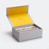 Printed Hinged-Lid Paper Sample Box for Design Swatches