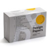 Printed Hinged-Lid Paper Sample Box for Design Swatches