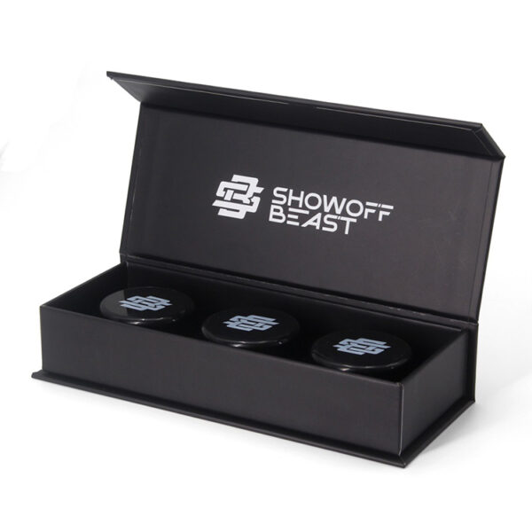 Printed Magnetic Jawline Exerciser Box with Foam Insert