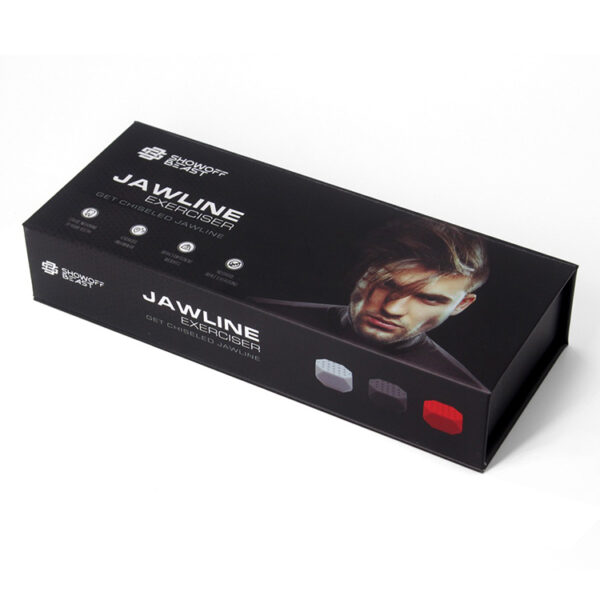 Printed Magnetic Jawline Exerciser Box with Foam Insert