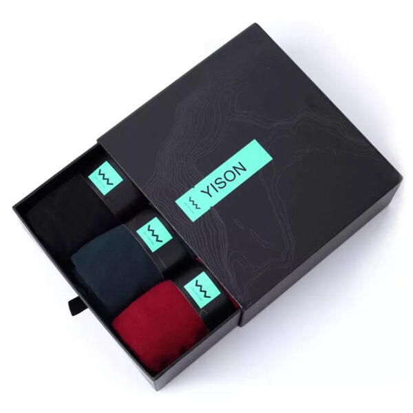 Printed Magnetic Underwear Gift Box for Three-Piece Sets Printed Magnetic Underwear Gift Box for Three-Piece Sets