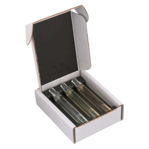 Printed Perfume Sample Mailer Box with Die-Cut Paper Insert Printed Perfume Sample Mailer Box with Die-Cut Paper Insert