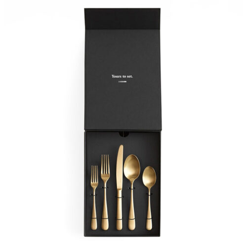 Printed Rigid Cutlery Presentation Box with Custom Insert Printed Rigid Cutlery Presentation Box with Custom Insert