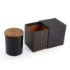 Printed Rigid Drawer Tea Gift Box for Wooden-Lid Canister