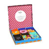 Printed Rigid Sock Gift Set Box with Hinged Lid and Insert Printed Rigid Sock Gift Set Box with Hinged Lid and Insert