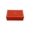 Red Rigid Hinged Presentation Box with Pop-Up Paper Display